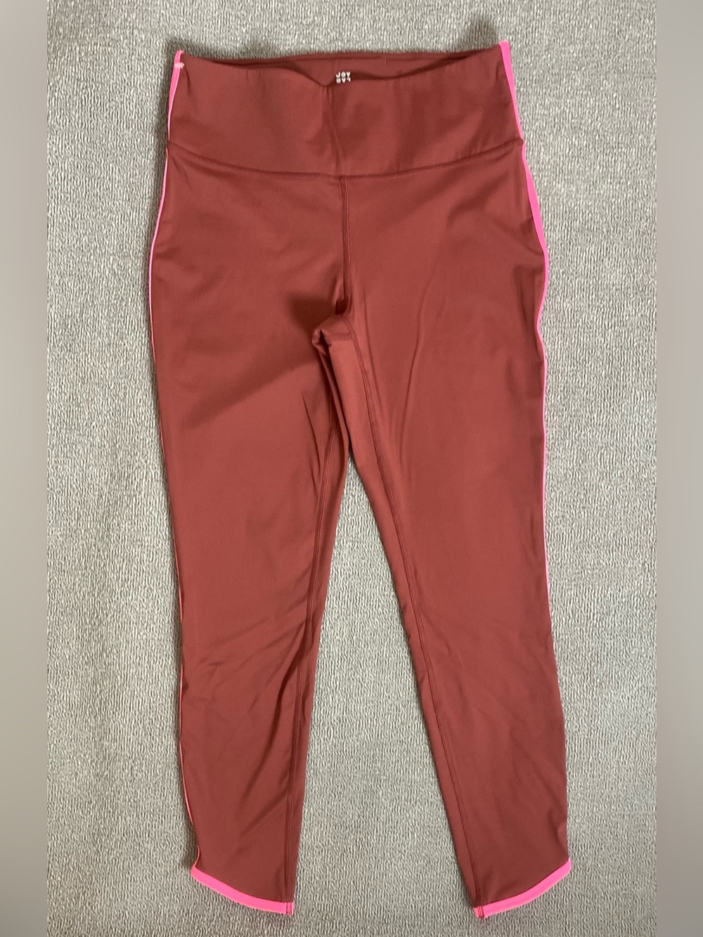 Target JoyLab Women’s Cropped Leggings with Pink Trim- Gym Yoga Performance Wear
